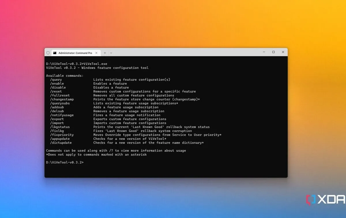 Công cụ ViveTool giúp kích hoạt các tính năng ẩn trong Windows 11