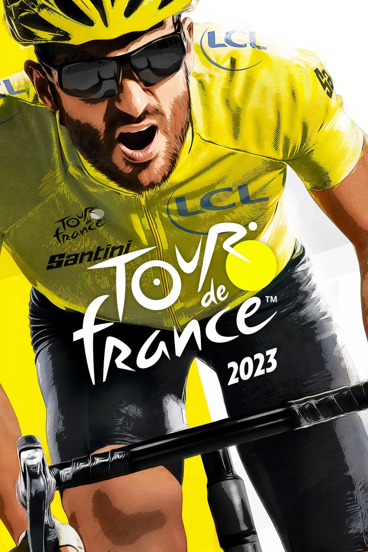 Cua-rơ đang tăng tốc trên chặng đường đồi núi trong Tour de France 2023