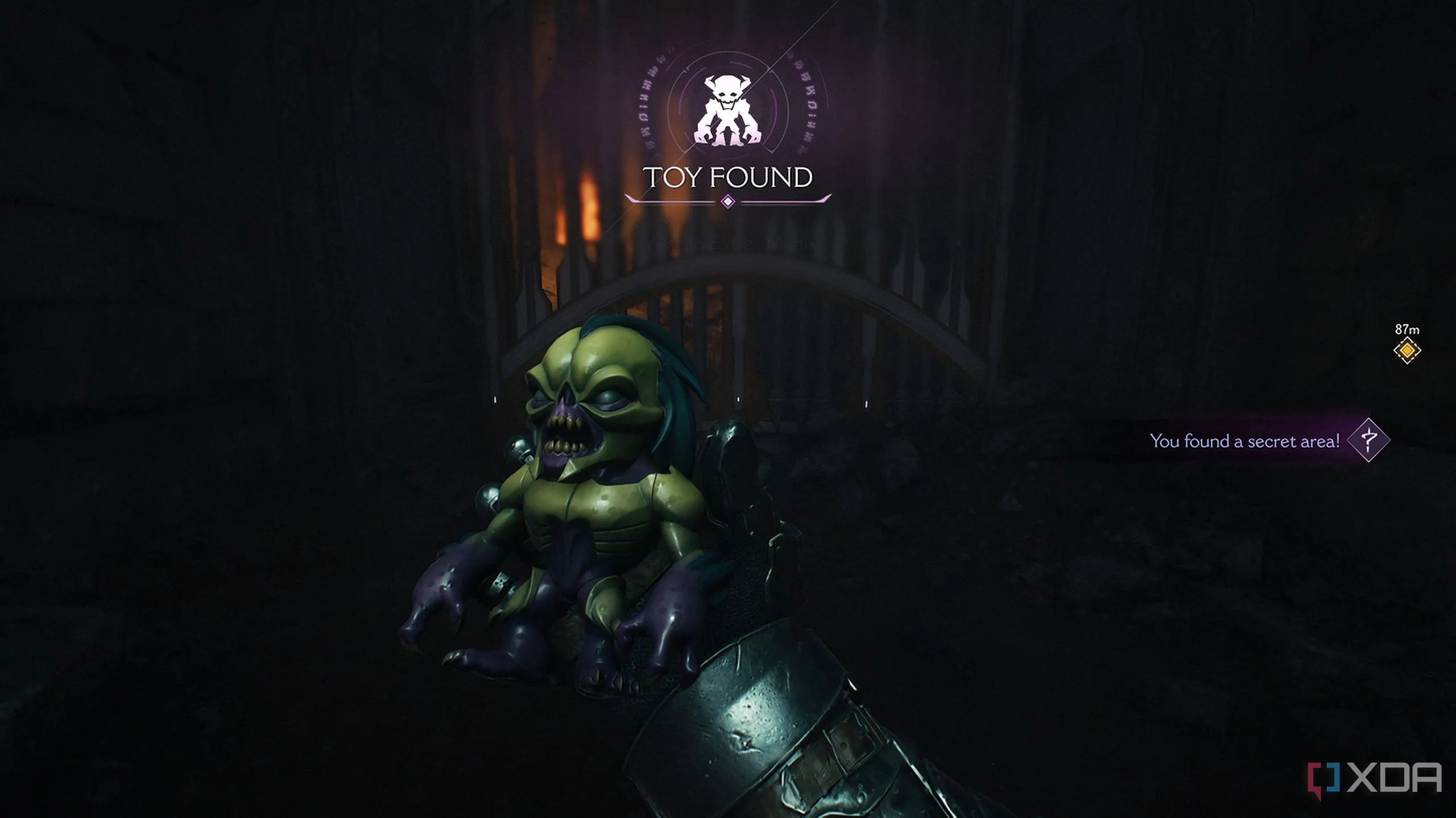 Đồ chơi Imp đáng yêu được tìm thấy trong Doom The Dark Ages, một trong những vật phẩm sưu tầm bí mật của game