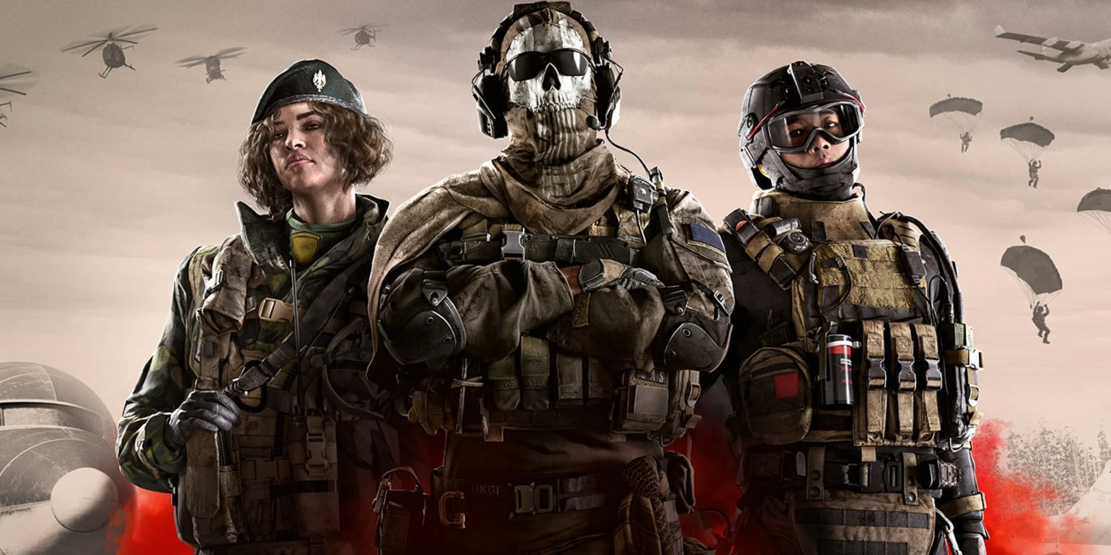 Đội hình nhân vật sẵn sàng chiến đấu trong Call of Duty Warzone