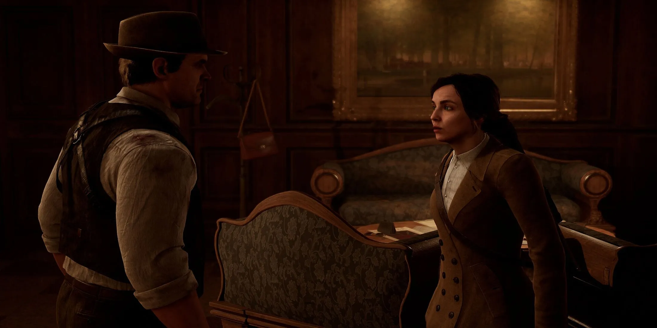 Edward Carnby và Emily Hartwood trong Alone In The Dark (2024)