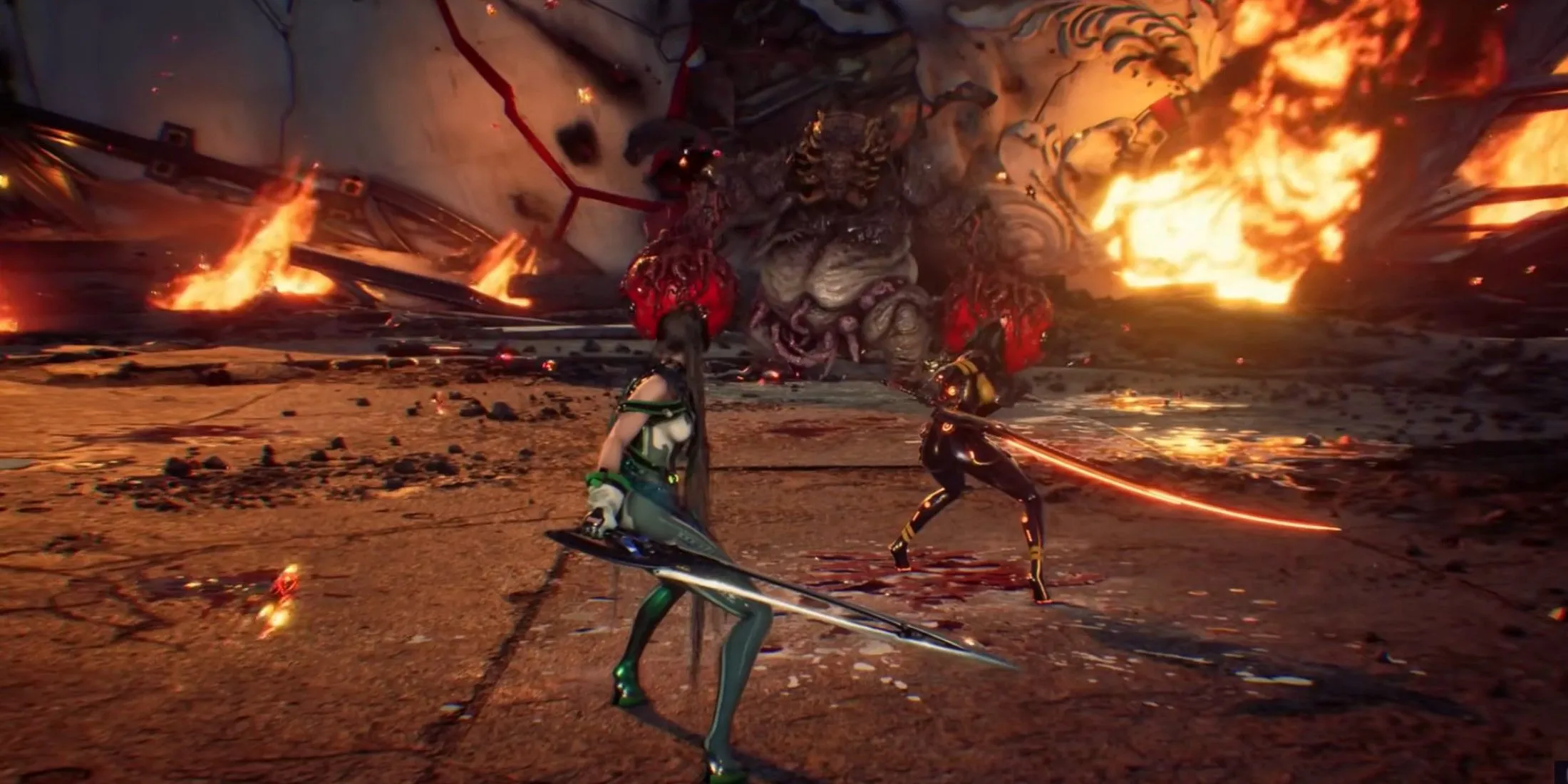 Eve chiến đấu bằng kiếm trong Stellar Blade, minh họa combat cận chiến và vũ khí
