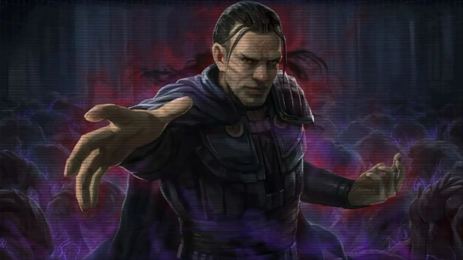 Exar Kuun xuất hiện dưới dạng ảnh ba chiều trong game Star Wars: The Old Republic