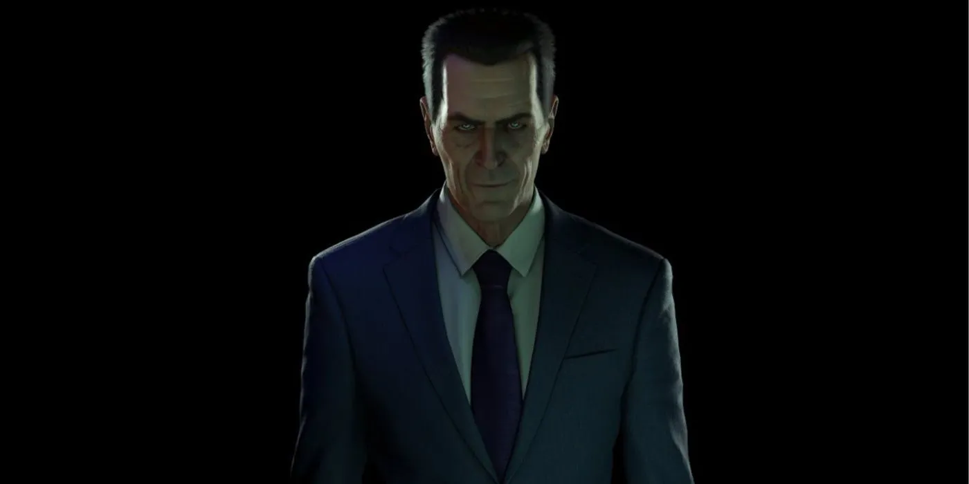 G-Man trong Half-Life: Alyx đang thì thầm điều bí ẩn