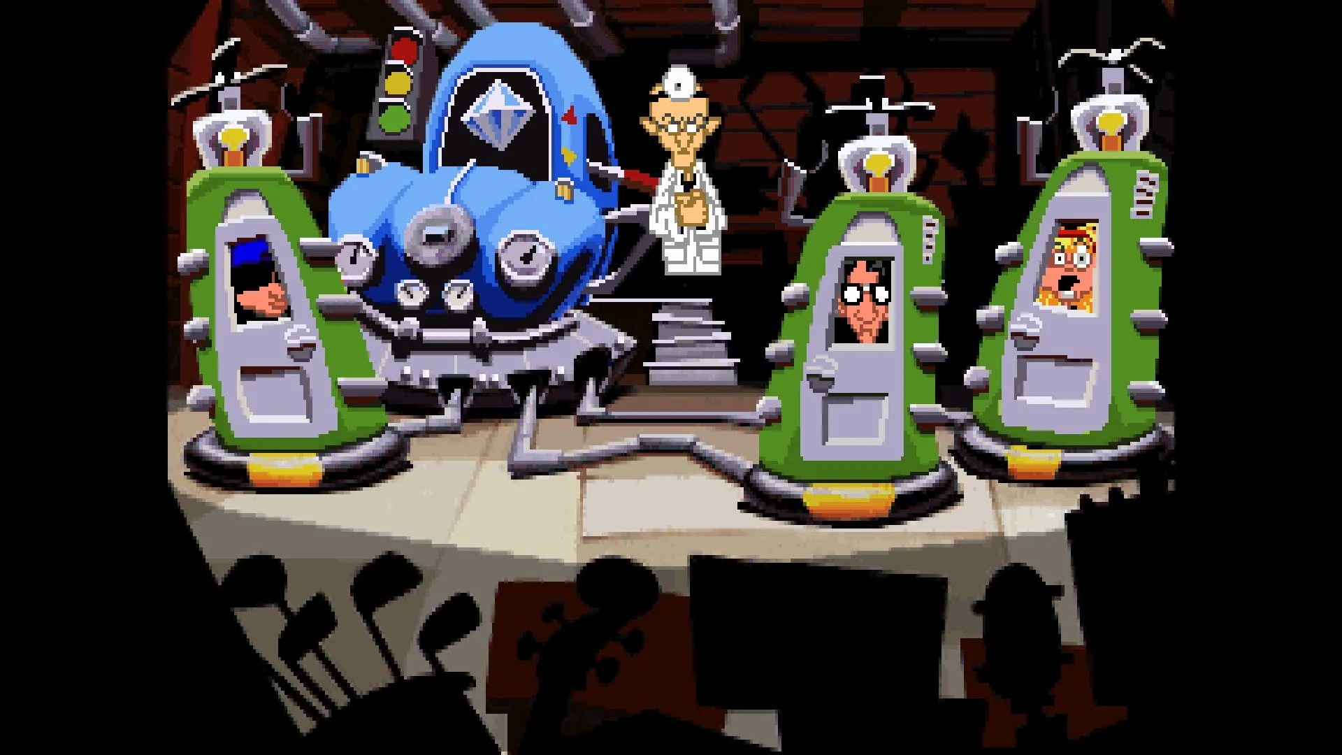 Game phiêu lưu Day of the Tentacle với đồ họa hoạt hình