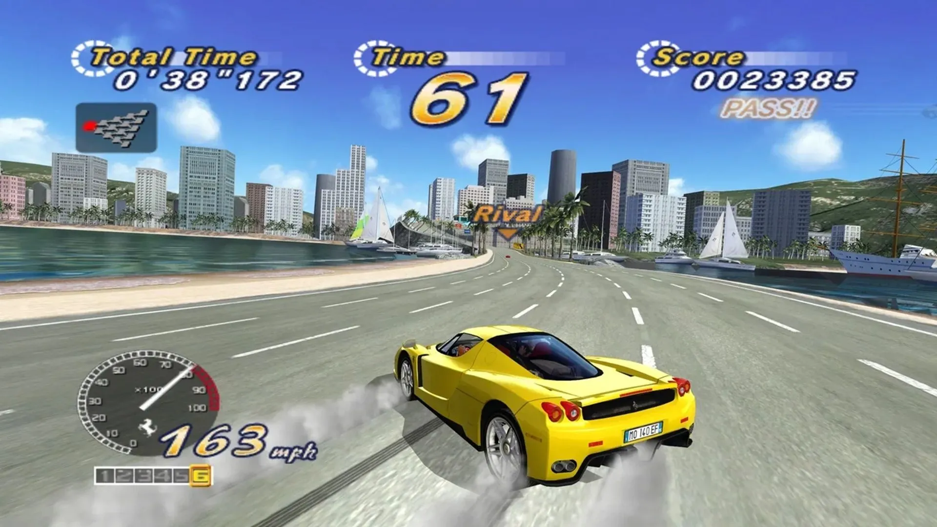 Gameplay OutRun 2006 Coast 2 Coast đua xe trên đường bờ biển
