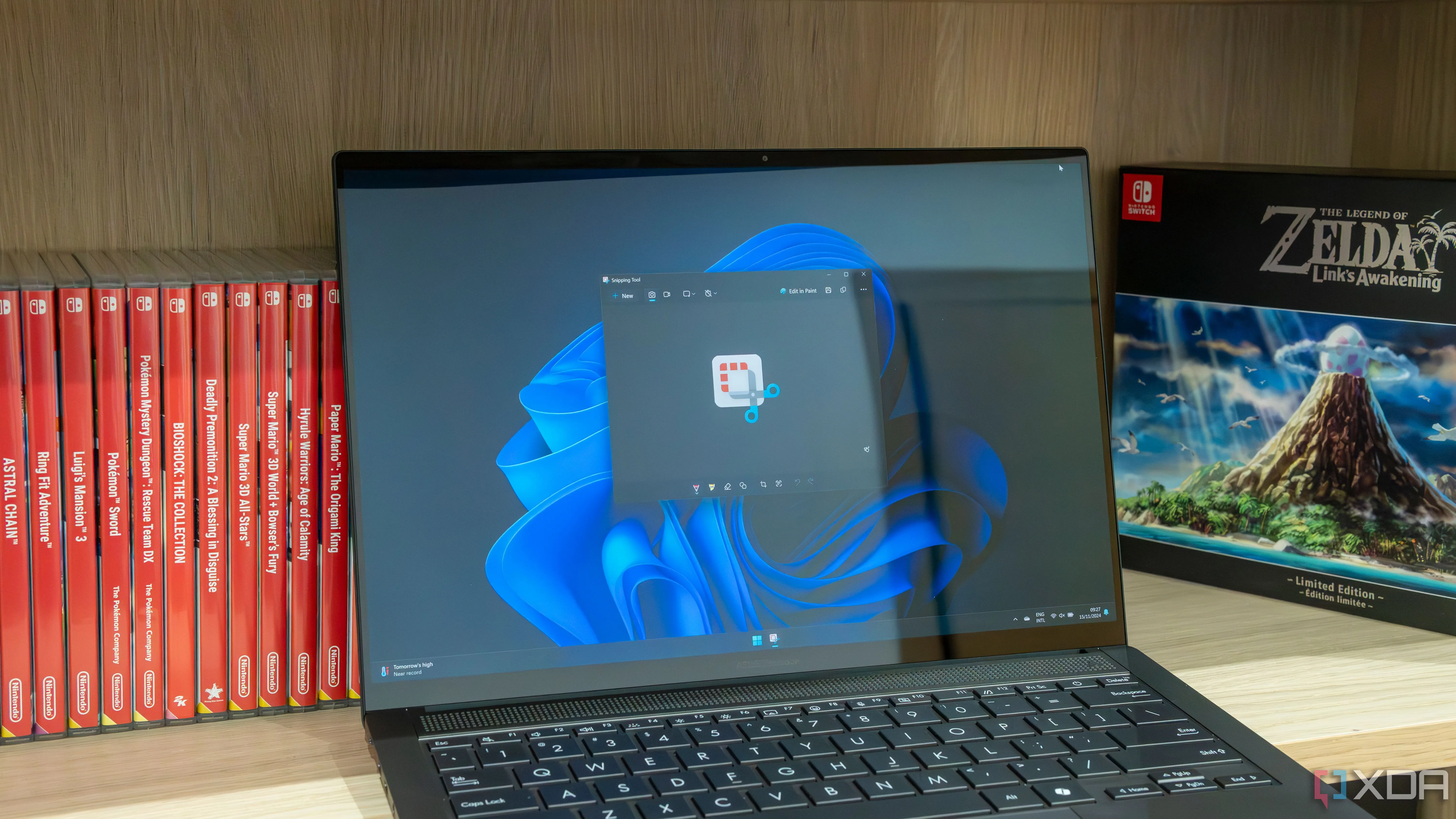 Giao diện công cụ Snipping Tool trên máy tính Windows 11 đang chụp màn hình