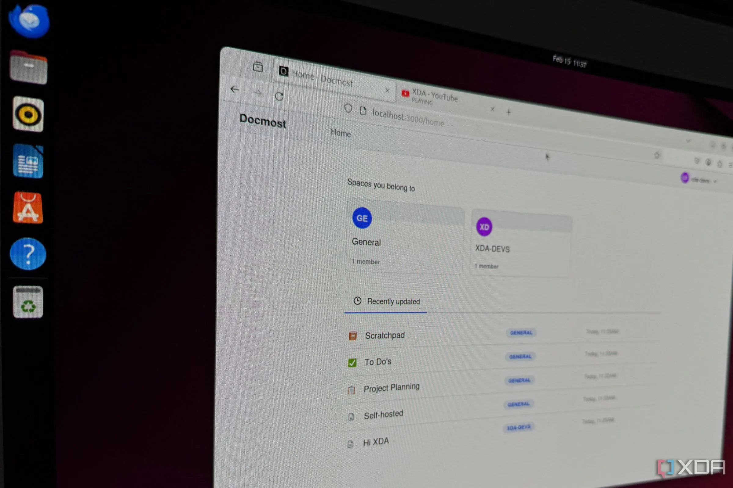 Giao diện của một ứng dụng chạy trên Ubuntu, minh họa khả năng chạy nhiều phần mềm chẩn đoán và khôi phục trên các bản phân phối Linux trực tiếp từ USB.
