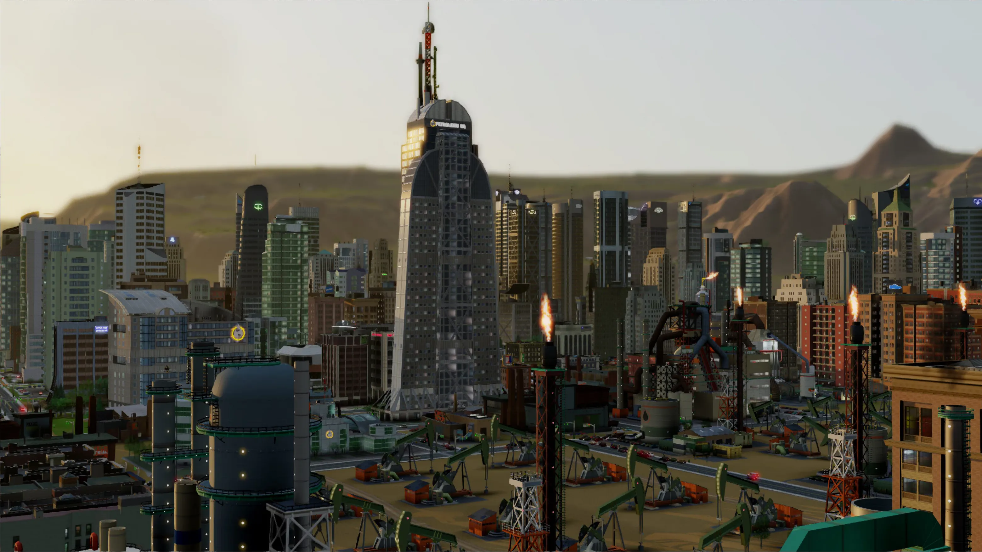 Giao diện game SimCity 2013, tựa game gặp phải vấn đề nghiêm trọng về kết nối luôn online khi ra mắt