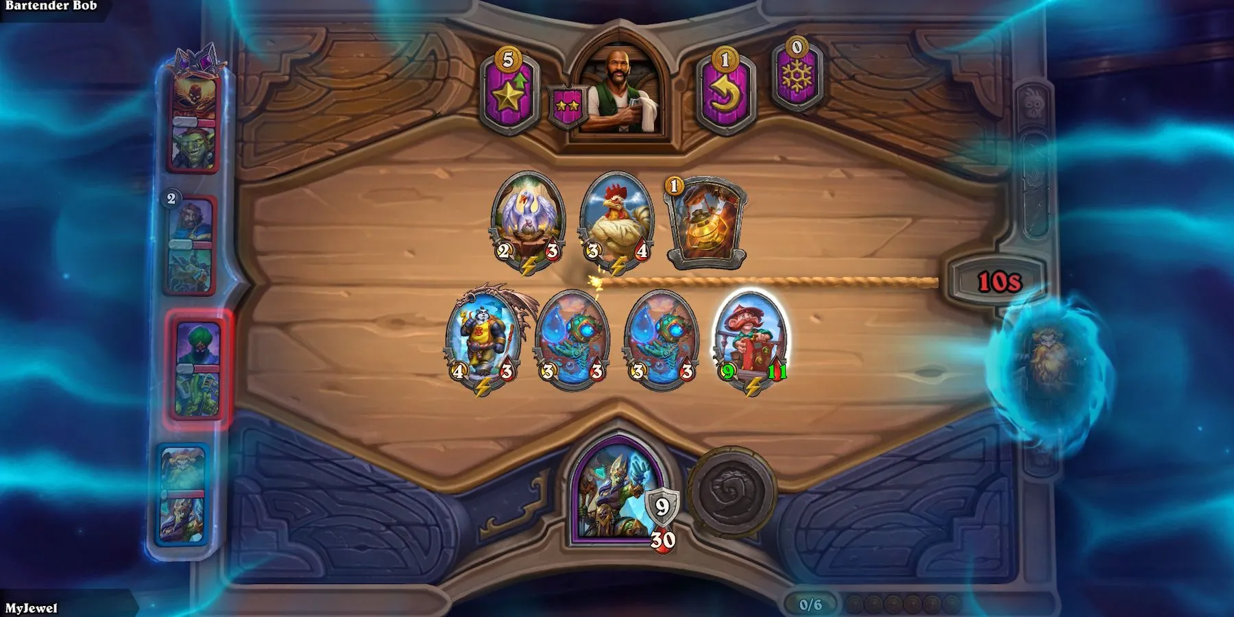 Giao diện Hearthstone Battleground Duos, game thẻ bài miễn phí cho iGPU