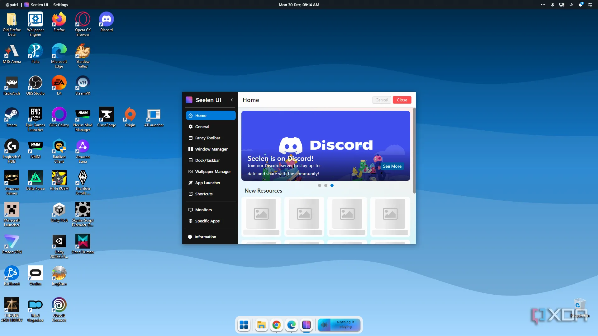 Giao diện Seelen UI biến đổi hoàn toàn Windows, mang phong cách macOS