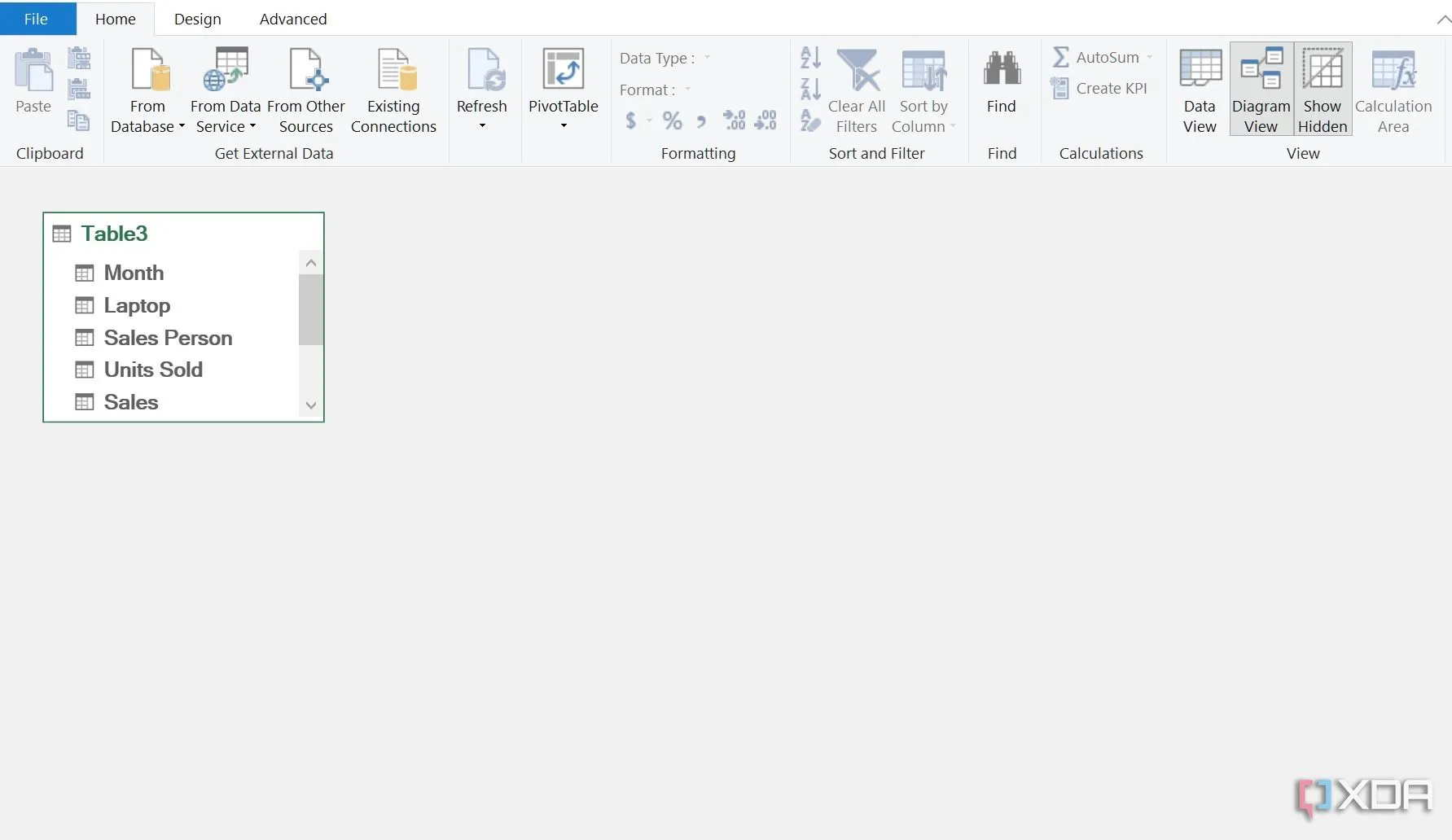 Giao diện tạo mối quan hệ giữa các bảng trong Power Pivot