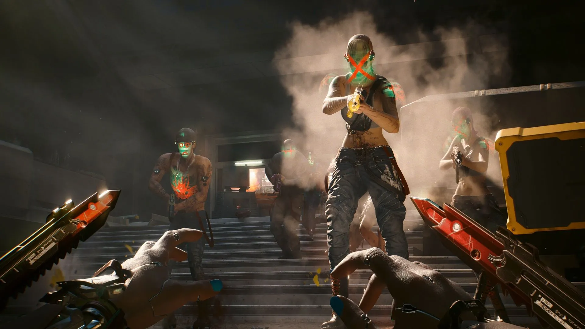 Giao diện trò chơi Cyberpunk 2077 Phantom Liberty trên PC, minh họa cho kỷ nguyên game kỹ thuật số.