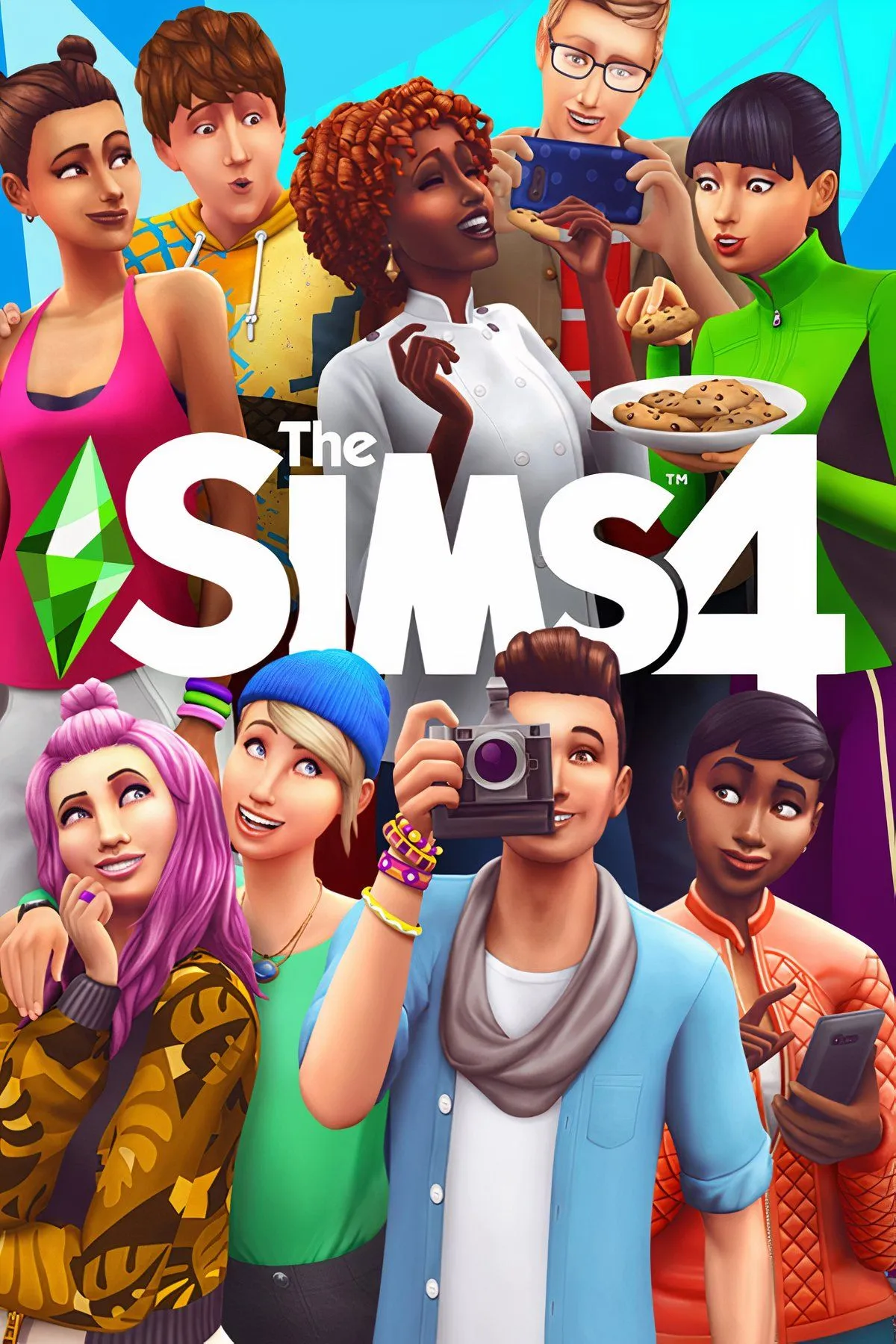 Giao diện xây dựng và tùy chỉnh nhân vật trong The Sims 4, game mô phỏng miễn phí