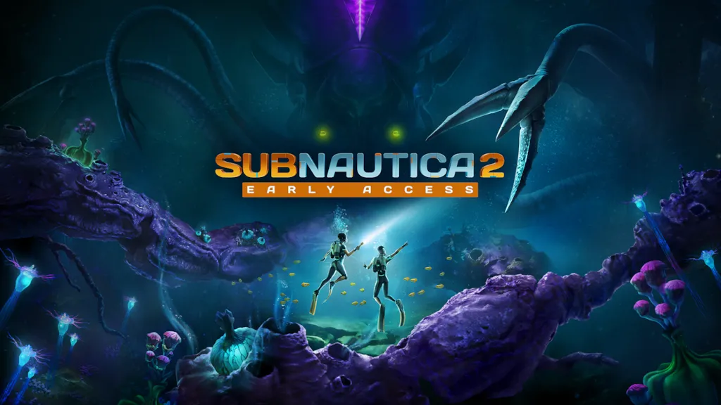 Hai thợ lặn trong môi trường biển sâu đầy rẫy quái vật, hình ảnh game Subnautica 2