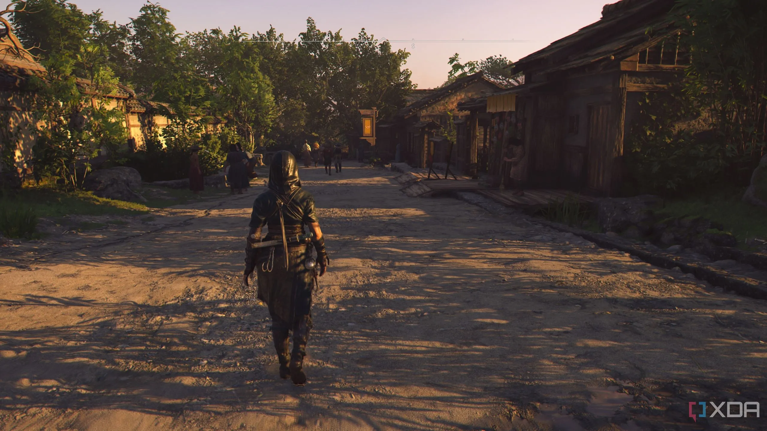 Hiệu ứng ánh sáng và vải ướt chân thực trong Assassin's Creed Shadows, thể hiện đồ họa next-gen