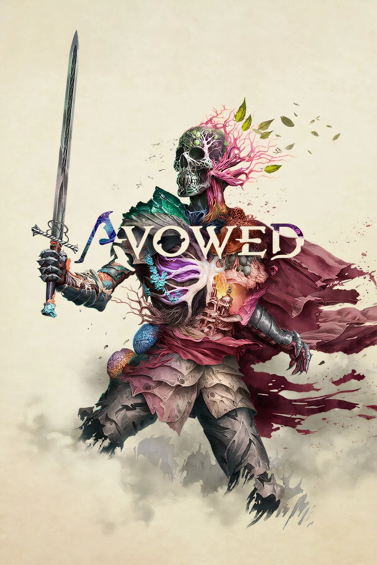 Hình ảnh bìa của game Avowed, một tựa game nhập vai hành động giả tưởng góc nhìn thứ nhất