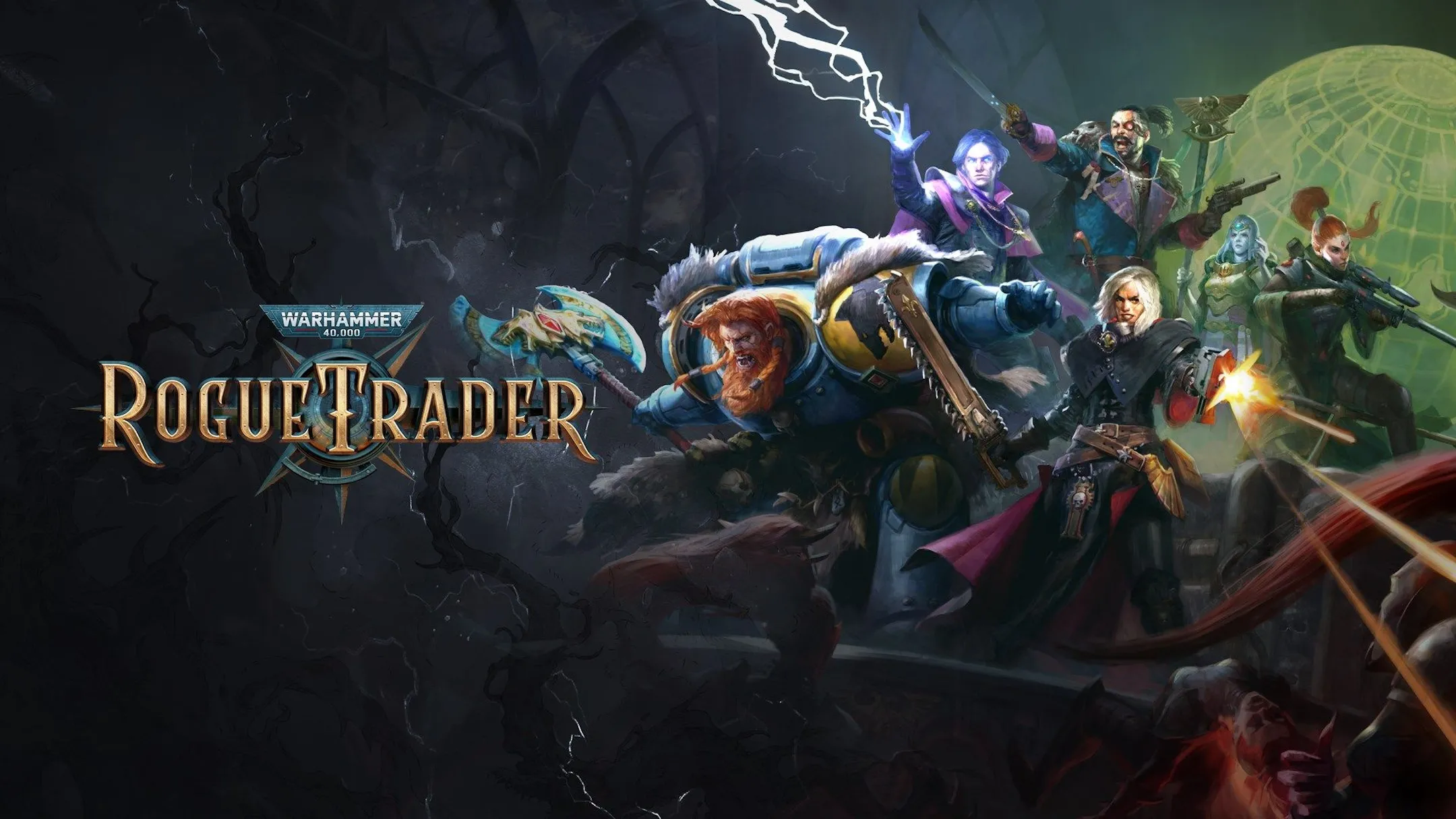 Hình ảnh bìa của game nhập vai Warhammer 40,000: Rogue Trader