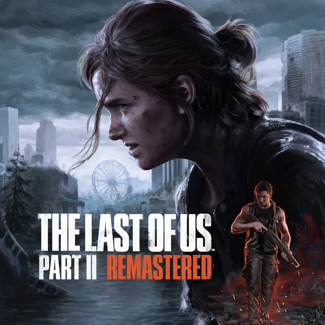 Hình ảnh bìa của The Last of Us Part II Remastered, phiên bản game gốc đã tạo cảm hứng cho các thay đổi trong The Last of Us Season 2 của HBO.