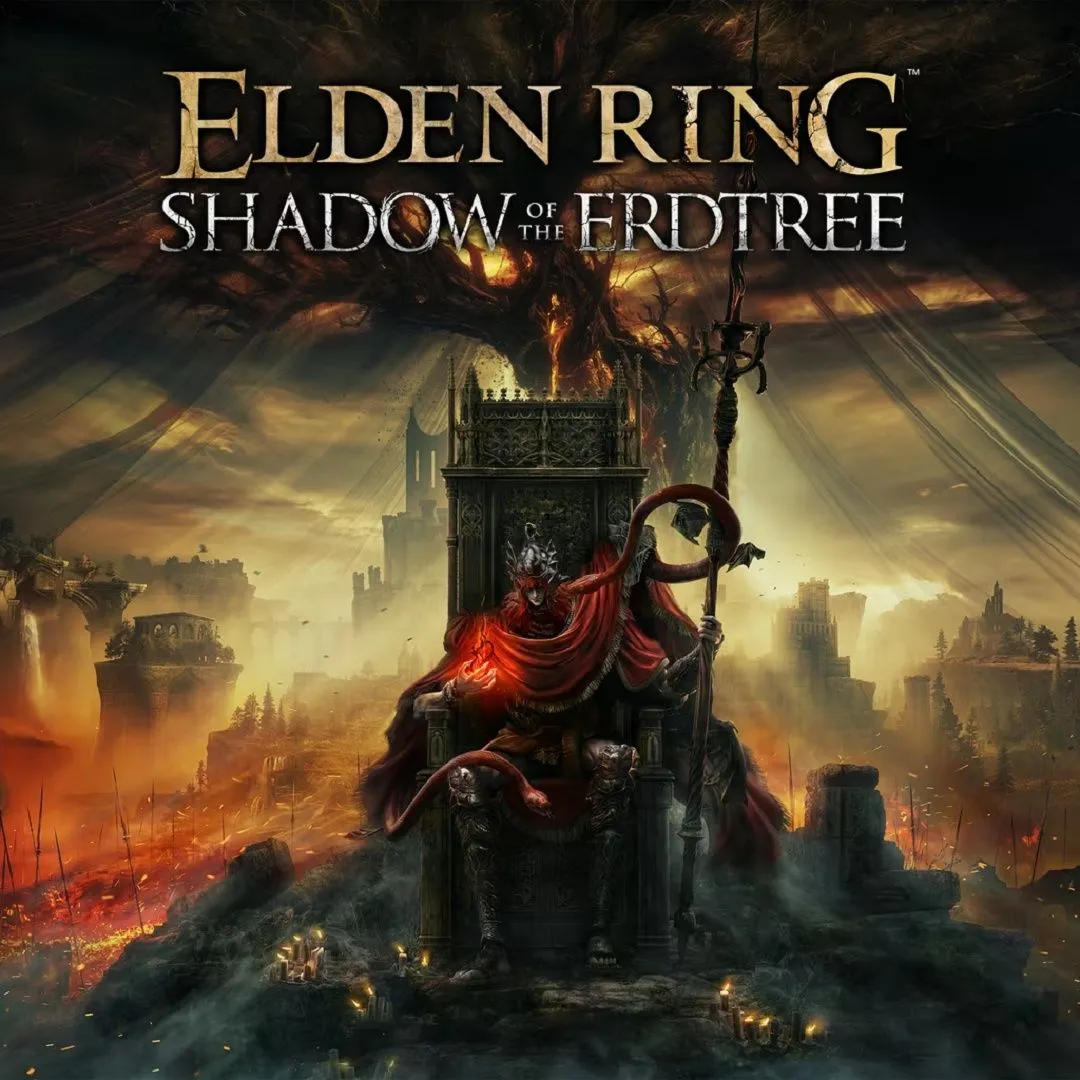 Hình ảnh bìa DLC Elden Ring: Shadow of the Erdtree, mở rộng cốt truyện và thế giới của Elden Ring, giới thiệu những kẻ thù mới đầy thử thách.
