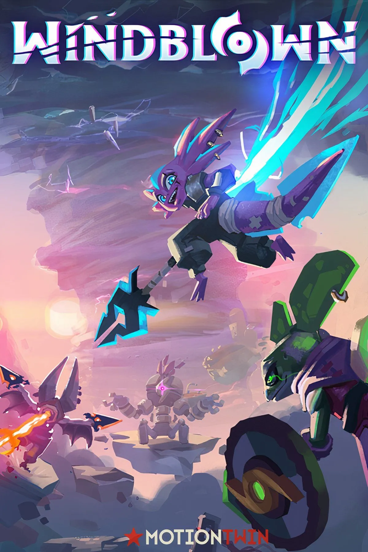 Hình ảnh chiến đấu trong Windblown, game roguelike isometric từ Motion Twin