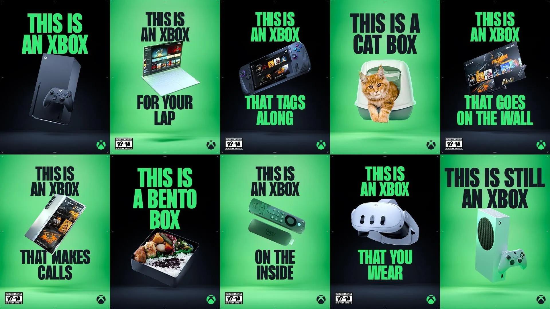 Hình ảnh chiến dịch quảng cáo &quot;This is an Xbox&quot; nhấn mạnh khả năng chơi Game Pass đa thiết bị