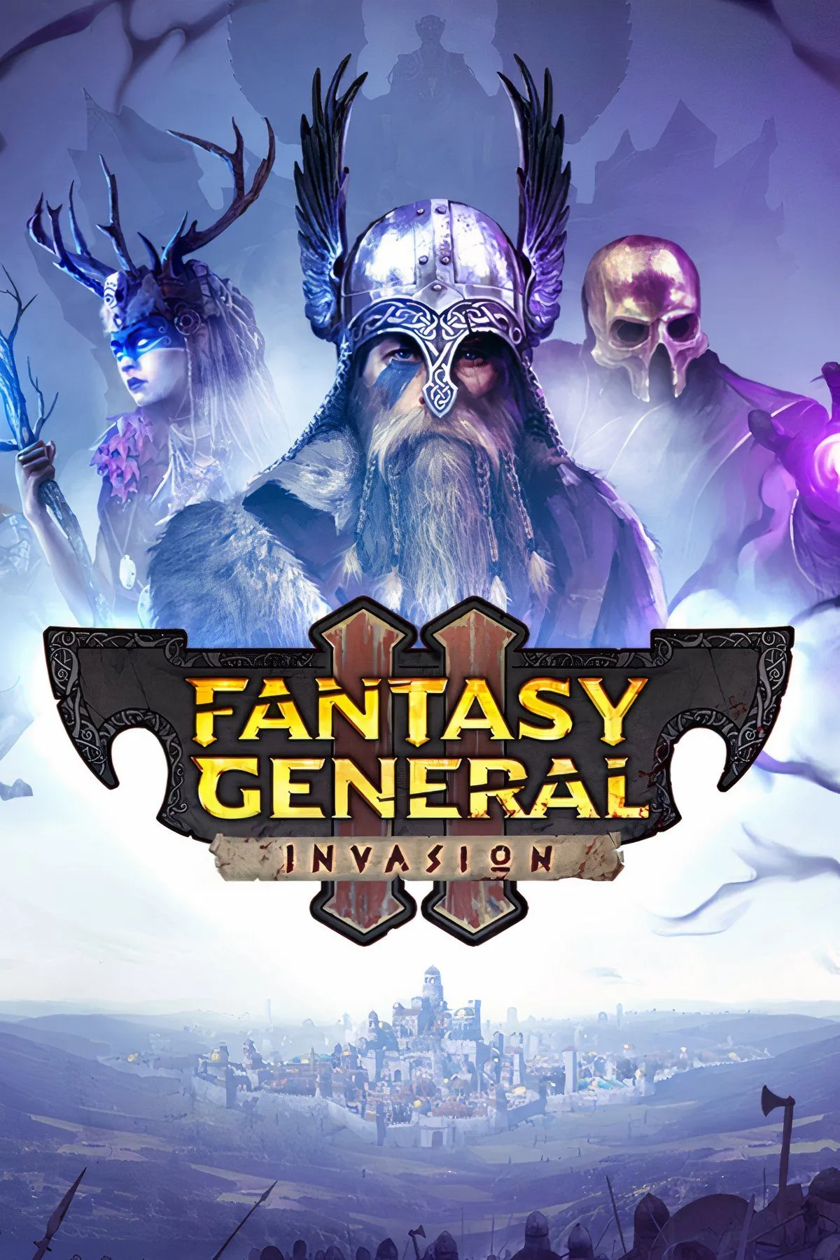Hình ảnh chiến trường và các phe phái trong game chiến thuật Fantasy General II miễn phí Steam
