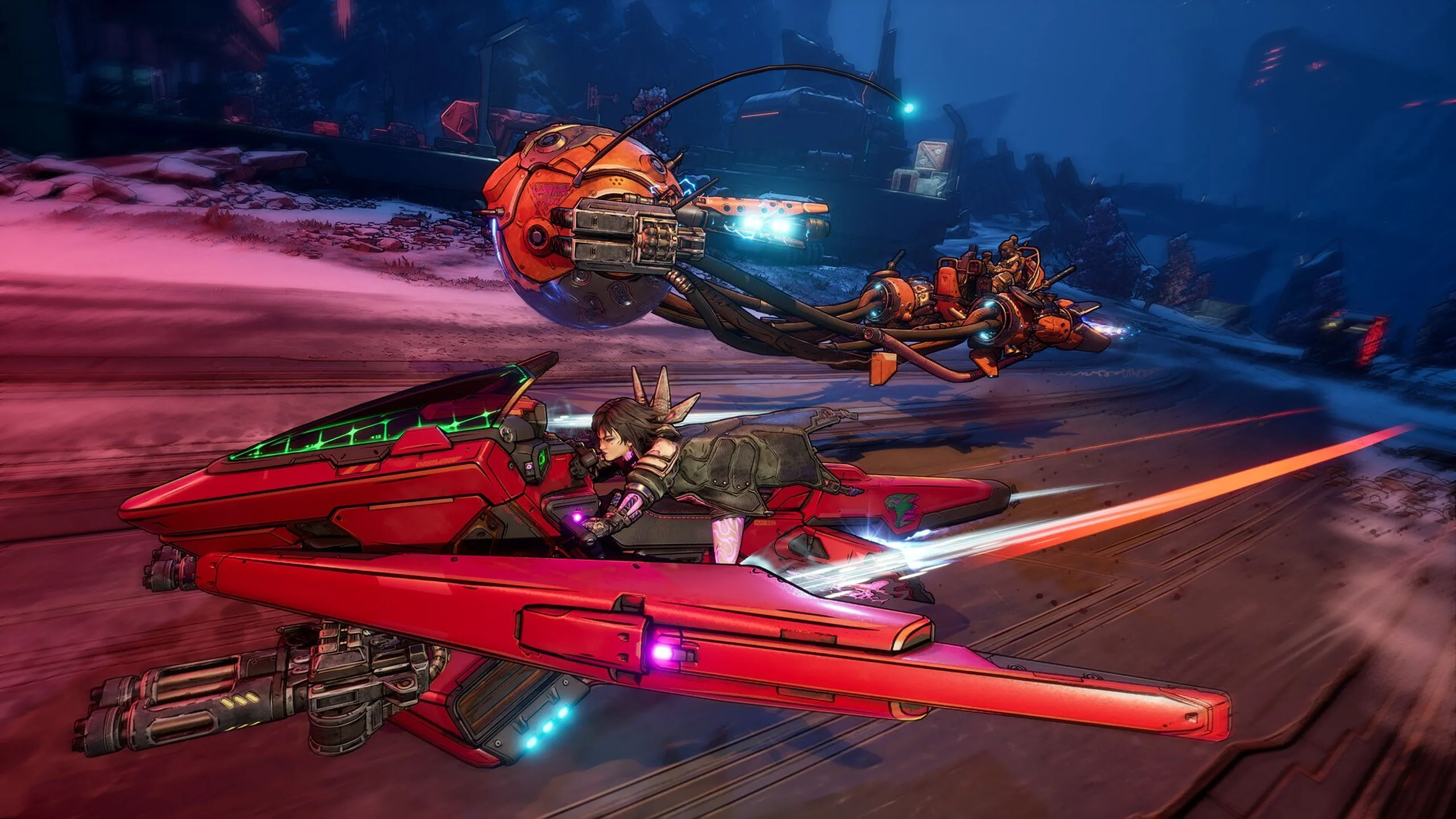 Hình ảnh cơ chế di chuyển Digirunner mới trong Borderlands 4, cho thấy khả năng vận động linh hoạt