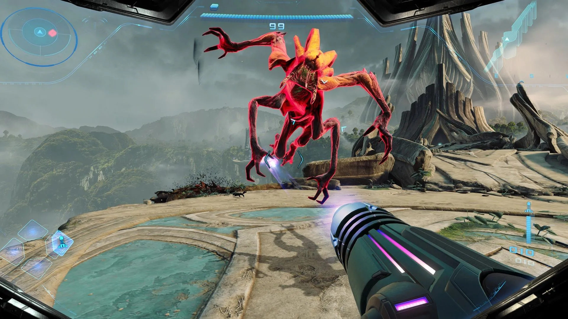 Hình ảnh gameplay của Metroid Prime 4: Beyond trên console Nintendo Switch 2