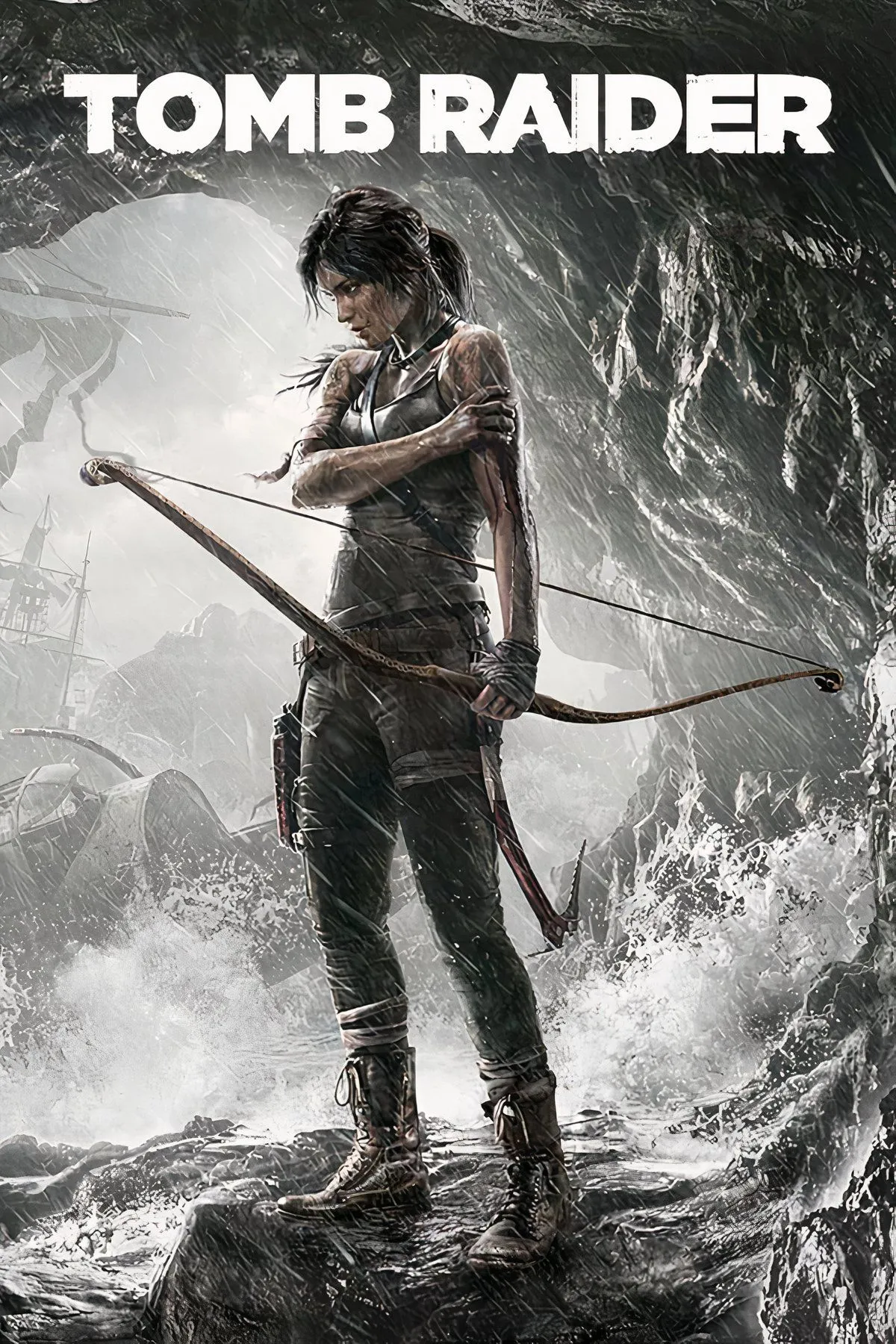 Hình ảnh Lara Croft trong game Tomb Raider (2013), thể hiện sự lột xác của nữ anh hùng.