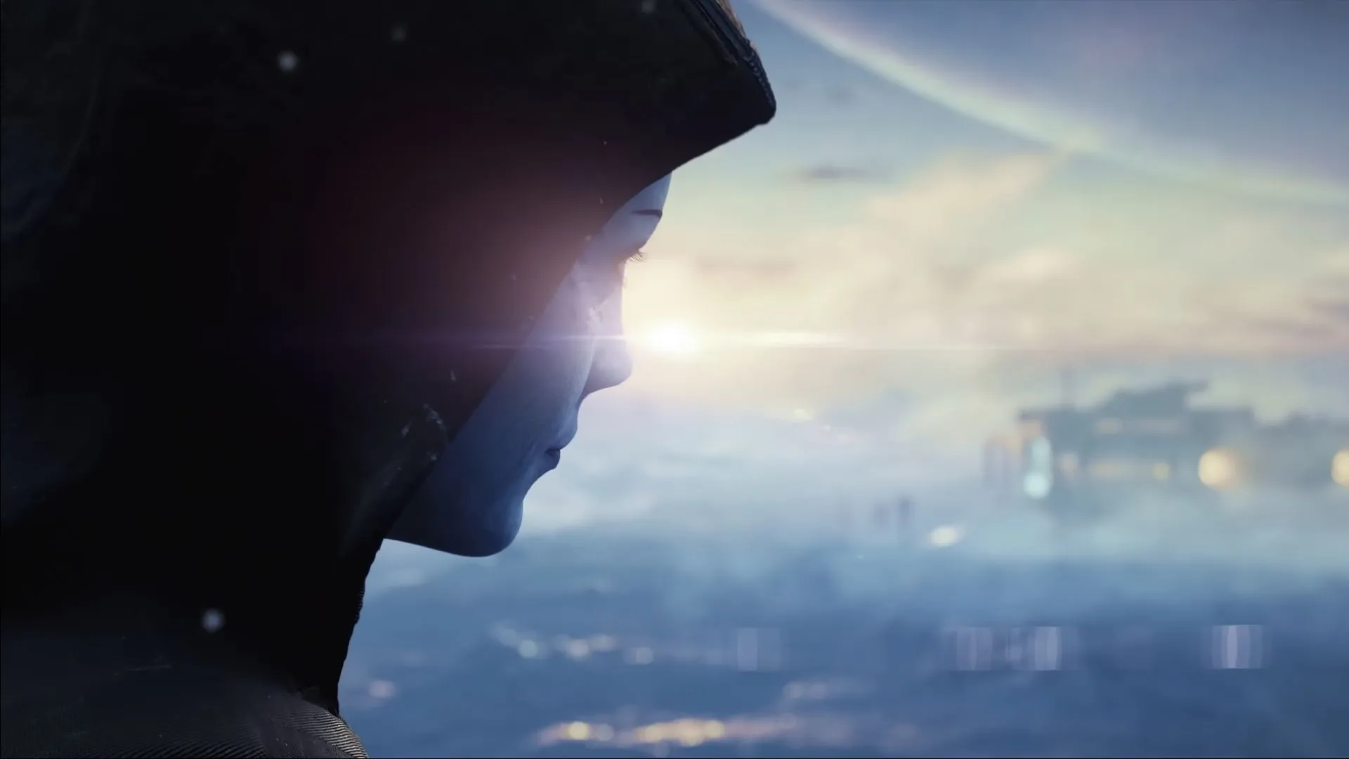 Hình ảnh nhân vật Liara T'Soni trong teaser Mass Effect tiếp theo, đại diện cho vũ trụ khoa học viễn tưởng sâu sắc và những câu chuyện đầy cảm xúc của trilogy.