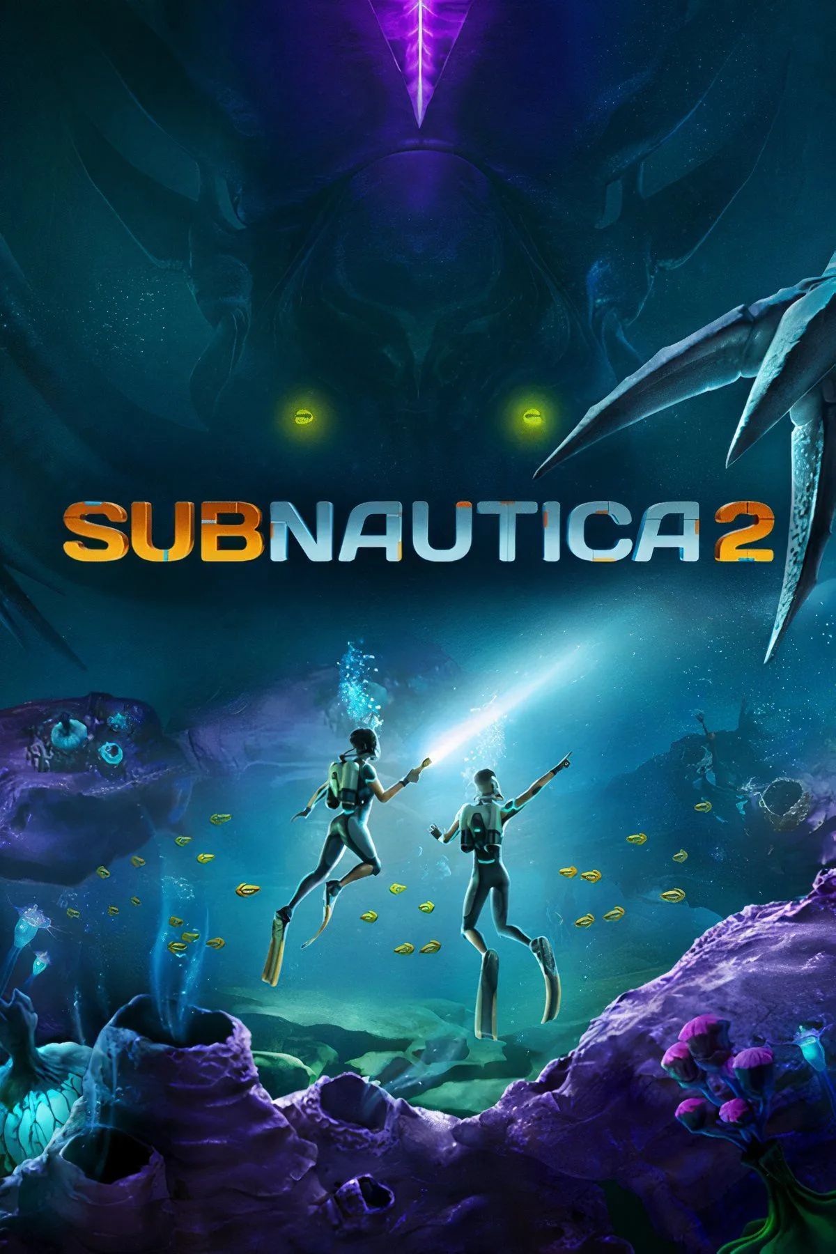 Hình ảnh tổng hợp các phân cảnh đa dạng trong game Subnautica 2, thể hiện thế giới dưới nước rộng lớn và các tính năng mới