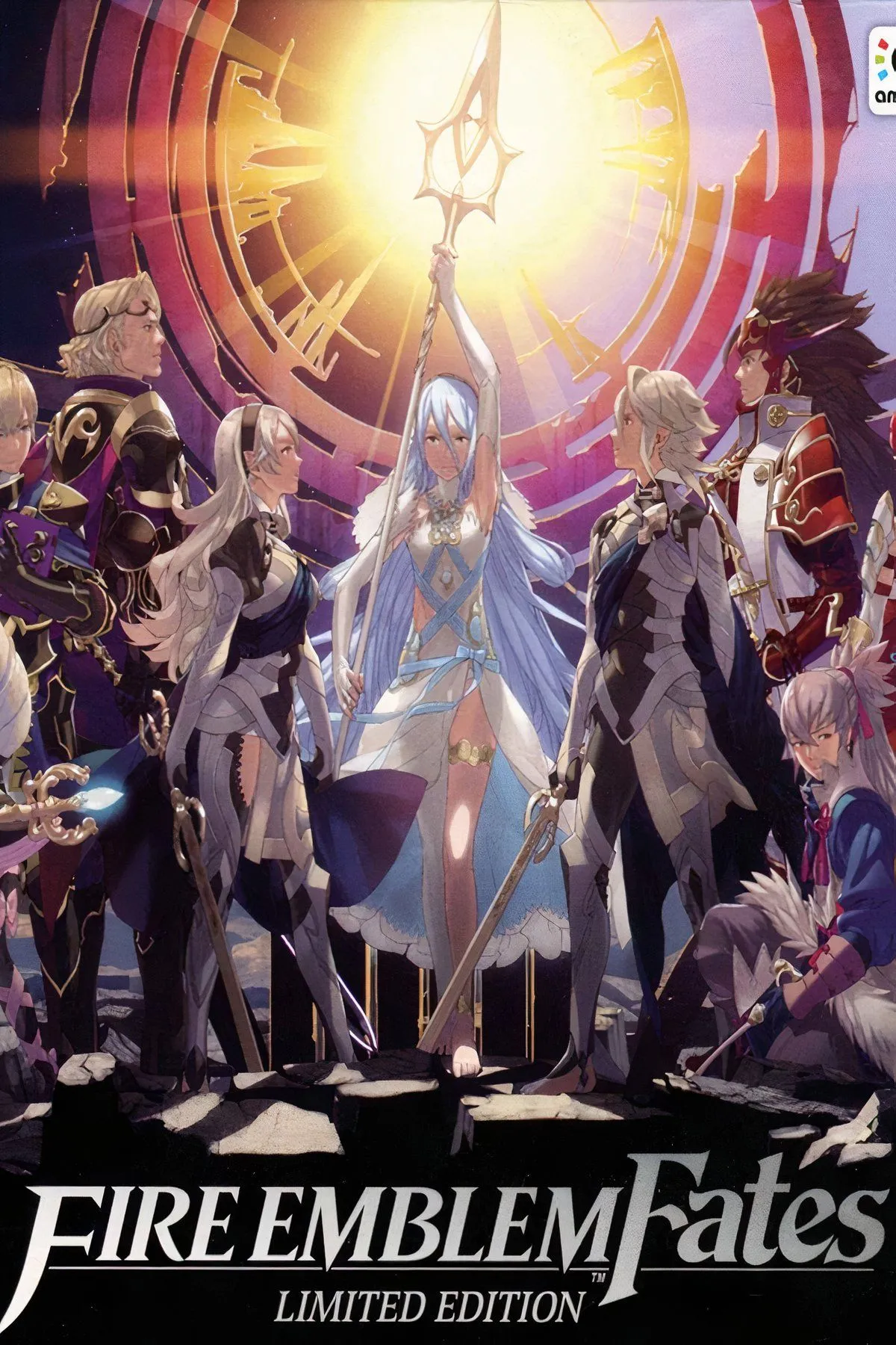 Hình ảnh tổng hợp từ Fire Emblem Fates với các nhân vật chính Corrin và Ryoma, biểu thị sự chia rẽ trong cốt truyện game nhưng vẫn sở hữu nhạc nền phong cách Nhật Bản truyền thống xuất sắc.