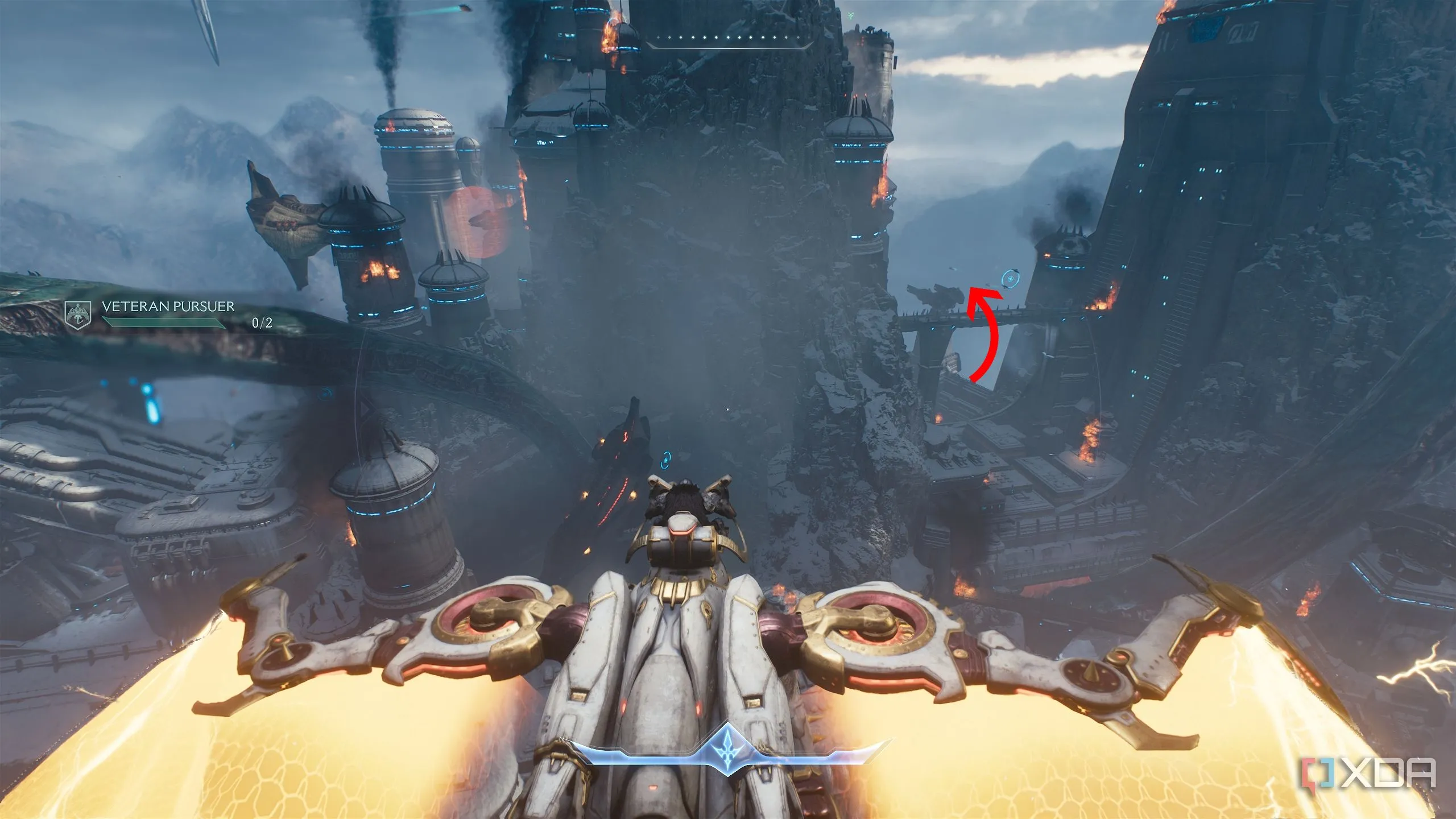 Hướng bay từ Hell Carrier thứ nhất sang phải để tìm Hell Carrier thứ hai.