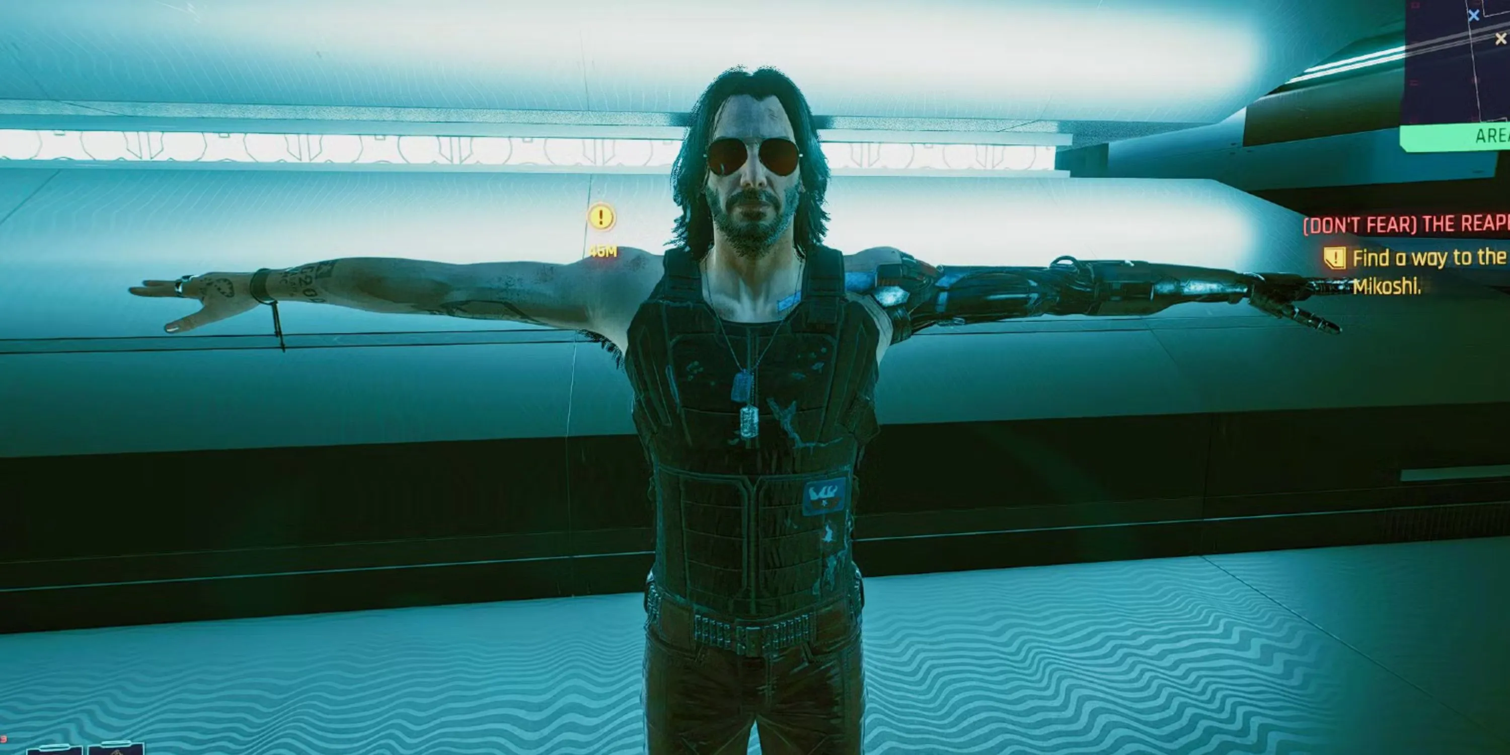 Johnny Silverhand, một nhân vật biểu tượng, xuất hiện trong thế giới của Cyberpunk 2077.