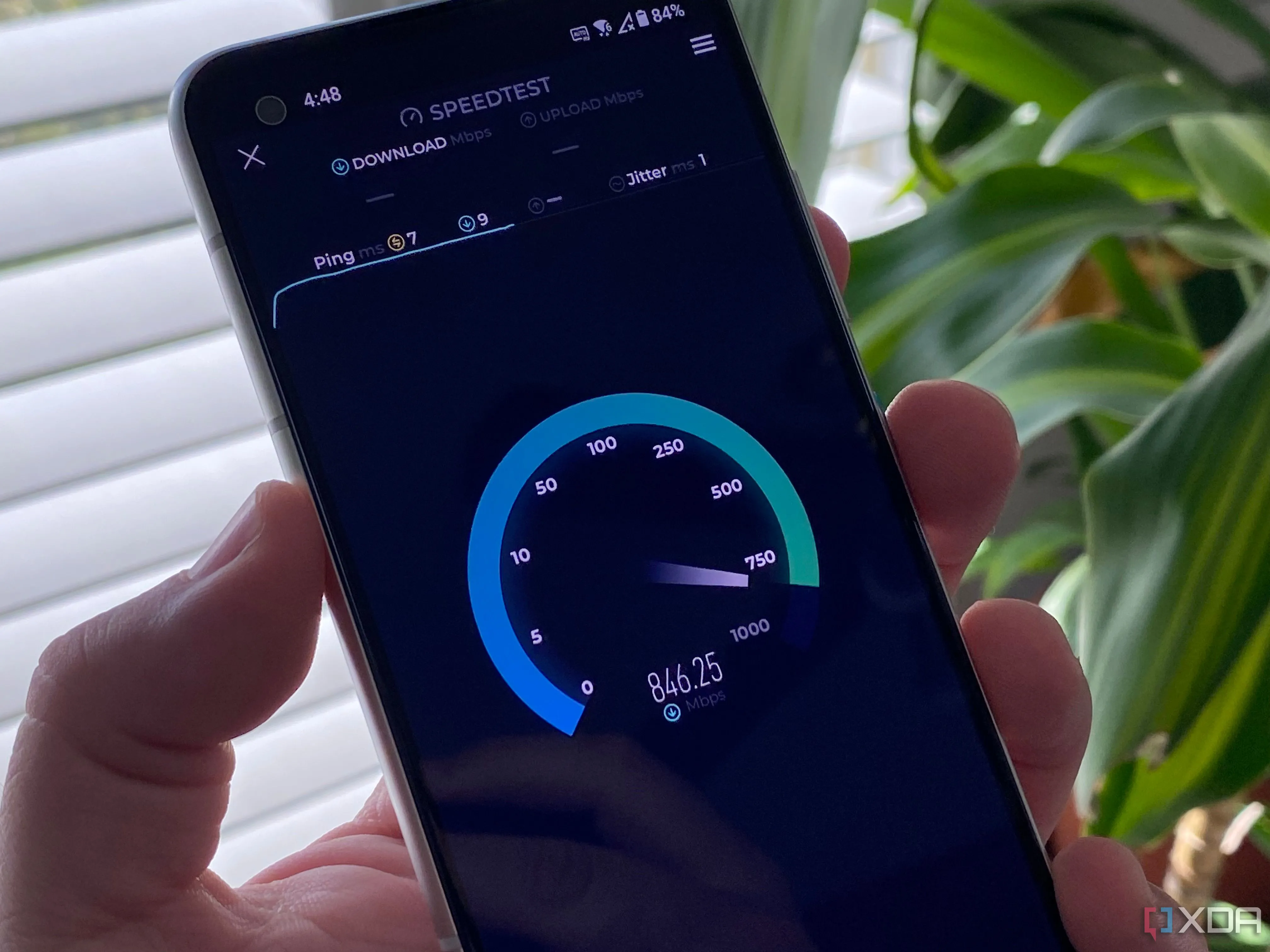 Kiểm tra tốc độ internet trên điện thoại Galaxy với kết nối mạng gia đình