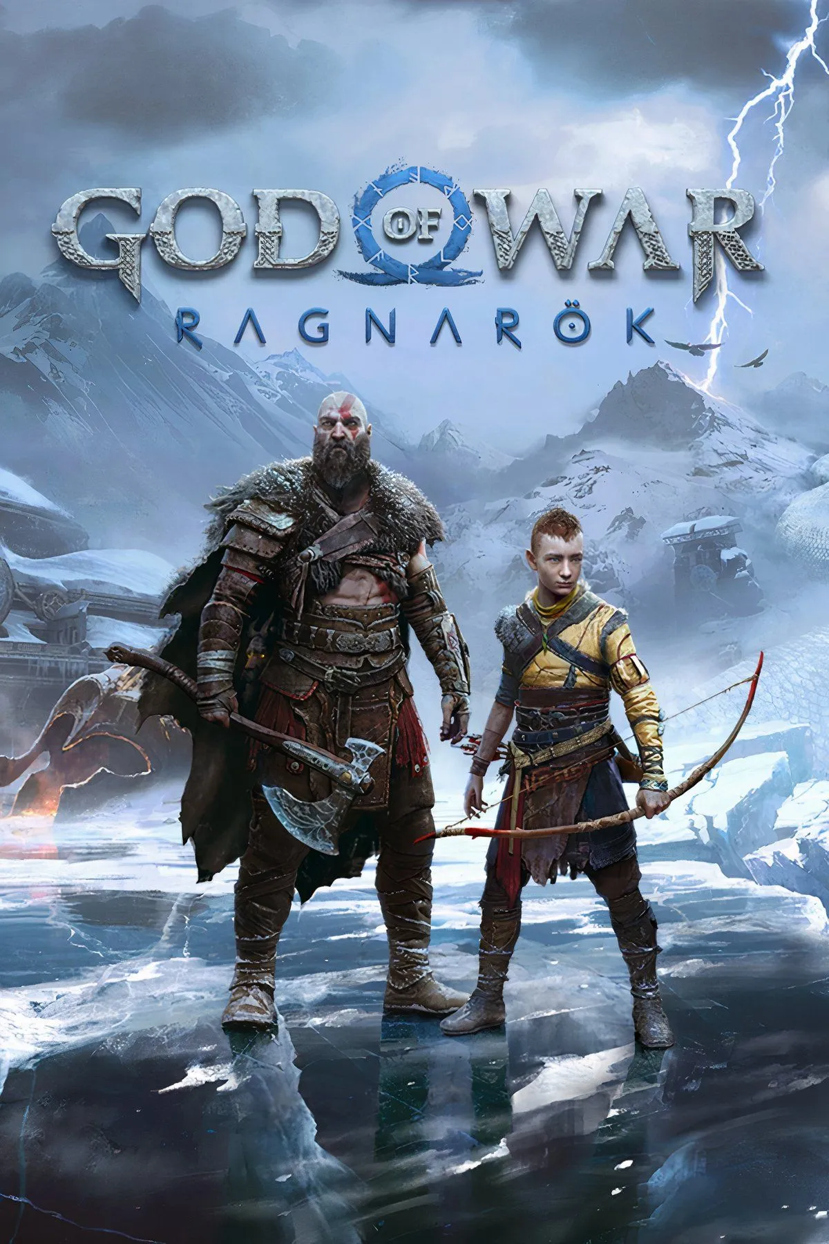 Kratos và Atreus trong bối cảnh God of War Ragnarok Valhalla