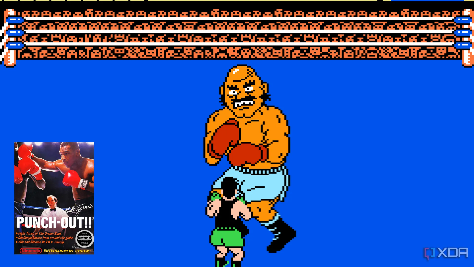 Little Mac đấu với Bald Bull trong Mike Tyson's Punch-Out!