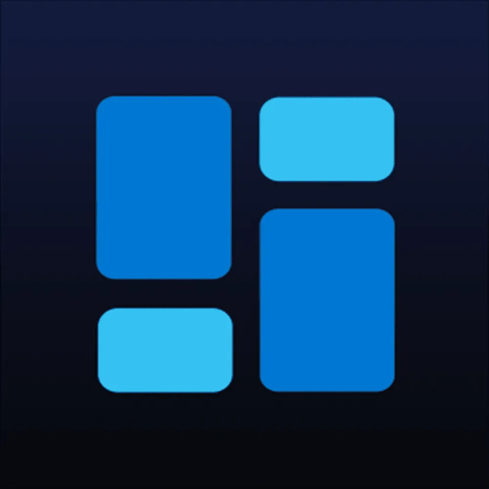 Logo BeWidgets - widget desktop tối giản và hiện đại