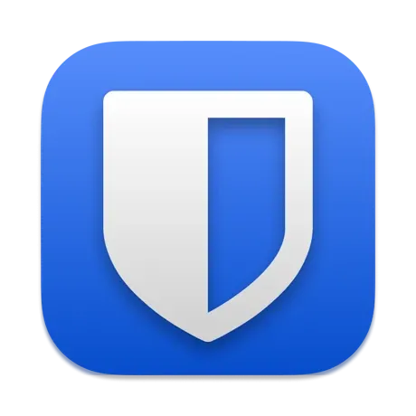 Logo Bitwarden, đại diện cho phần mềm quản lý mật khẩu mã nguồn mở miễn phí.
