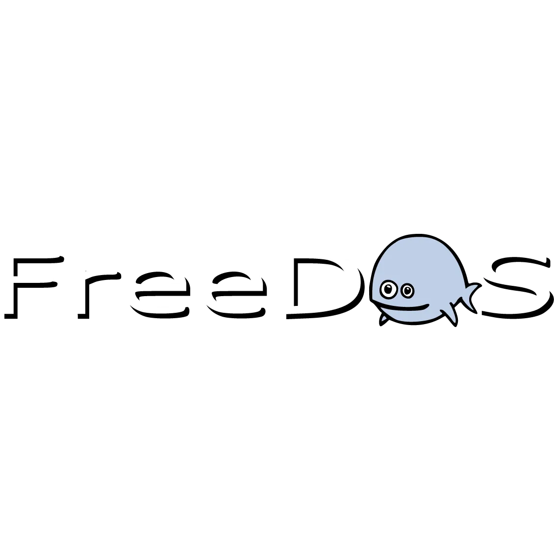 Logo chính thức của FreeDOS, biểu tượng cho hệ điều hành dòng lệnh mã nguồn mở