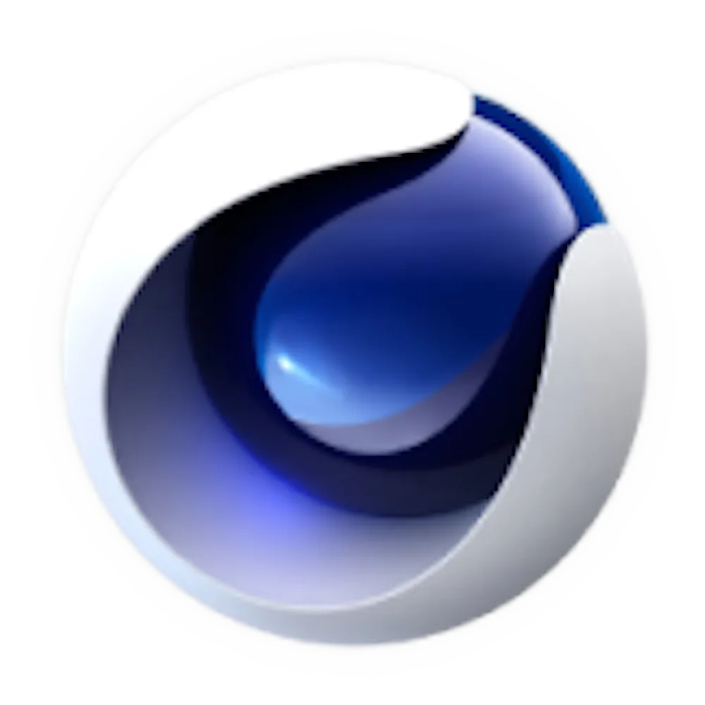 Logo Cinema 4D của Maxon với chữ 'C4D' cách điệu