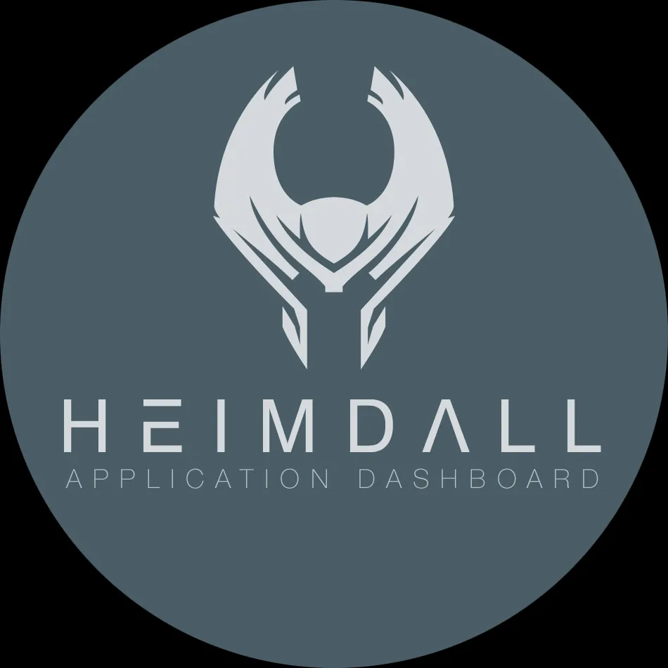 Logo của Heimdall, bảng điều khiển tập trung cho các ứng dụng tự host