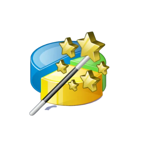 Logo của phần mềm MiniTool Partition Wizard, một công cụ phổ biến để sao chép và quản lý phân vùng ổ đĩa.