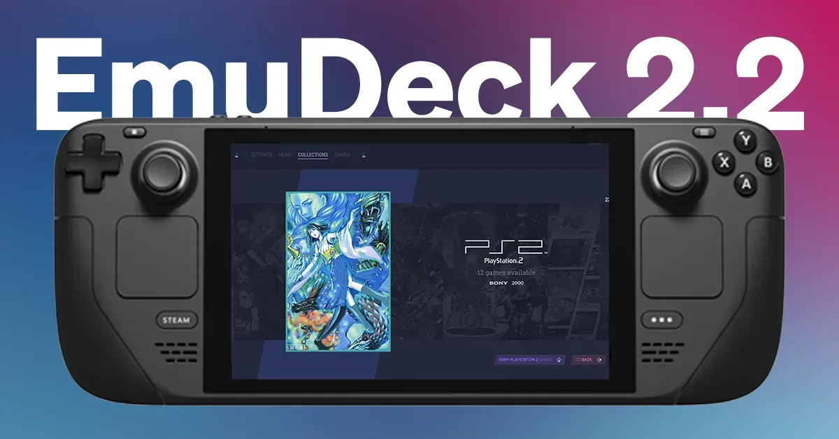 Logo EmuDeck 2.2 trên Steam Deck