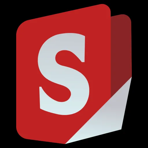 Logo Stirling PDF trên nền xanh đậm