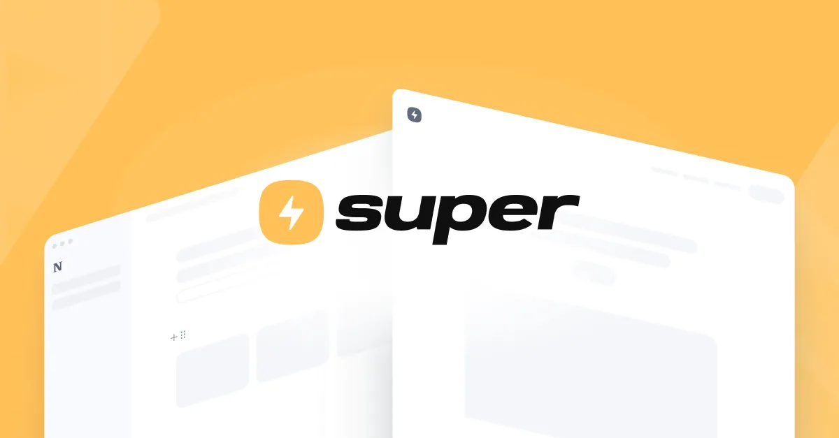 Logo Super.so - Giải pháp tạo website từ Notion