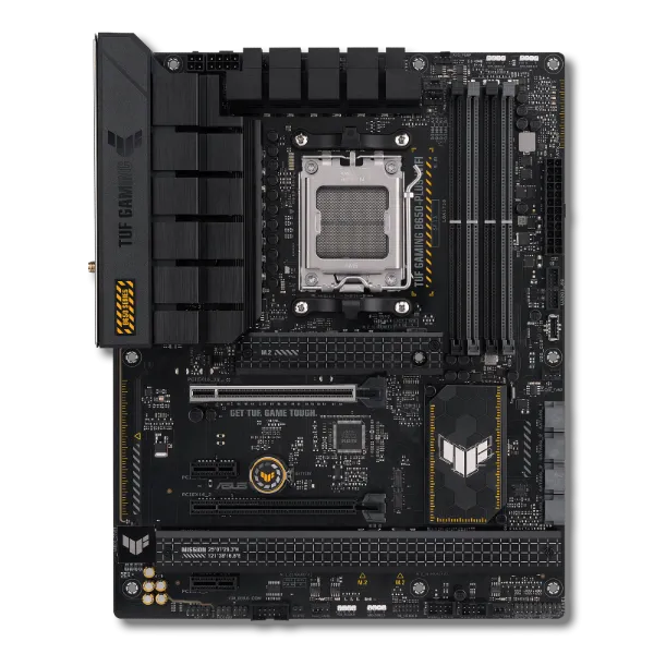 Mainboard Asus TUF Gaming B650-Plus WiFi với 3 khe M.2 và hỗ trợ PCIe 5.0