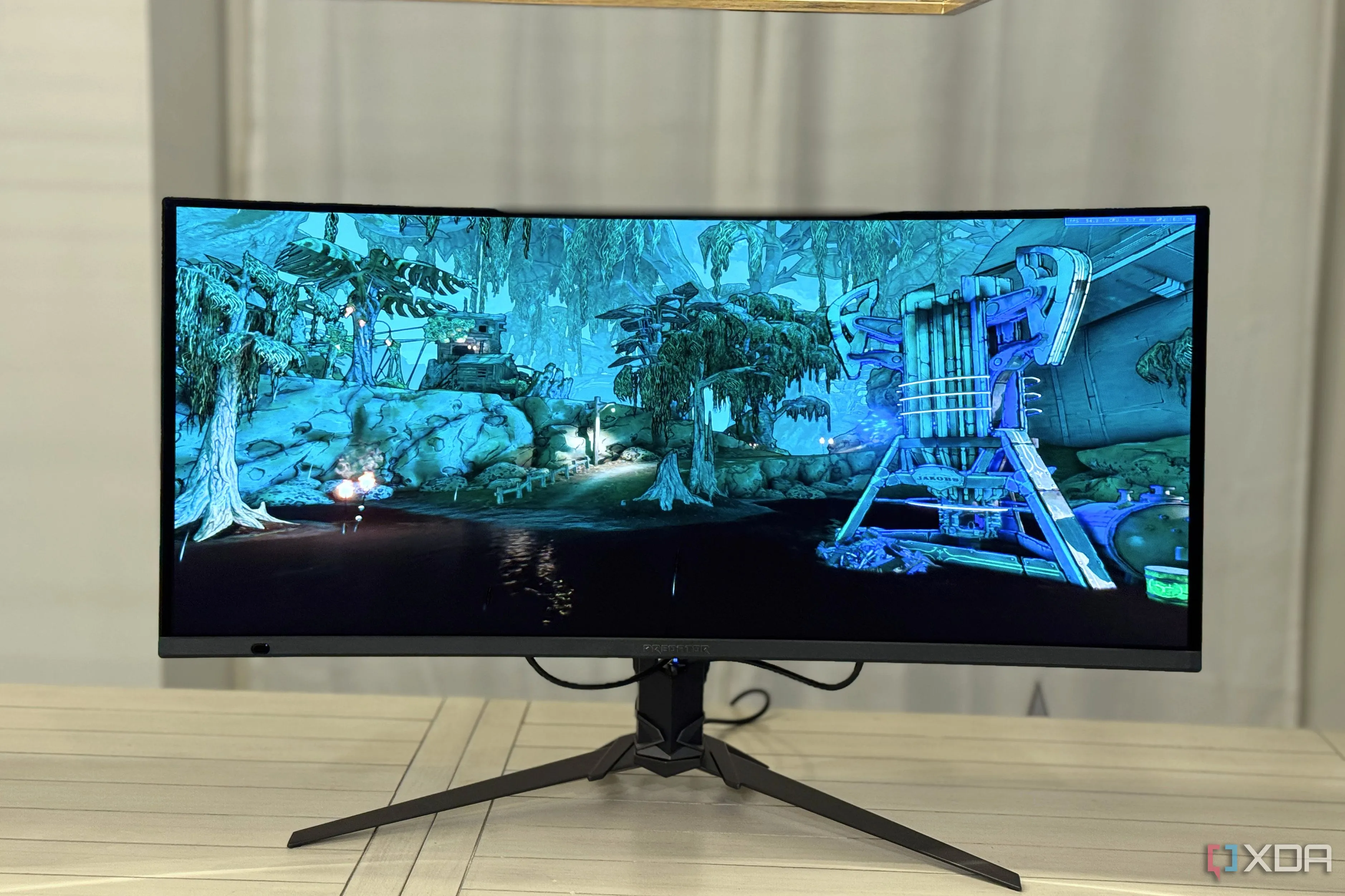 Màn hình Acer Predator hiển thị cảnh game Borderlands 3, gợi nhớ về những trải nghiệm cũ và sự chuẩn bị cho Borderlands 4