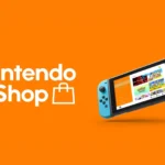 Màn hình chính eShop Nintendo Switch, hiển thị các menu và tựa game.